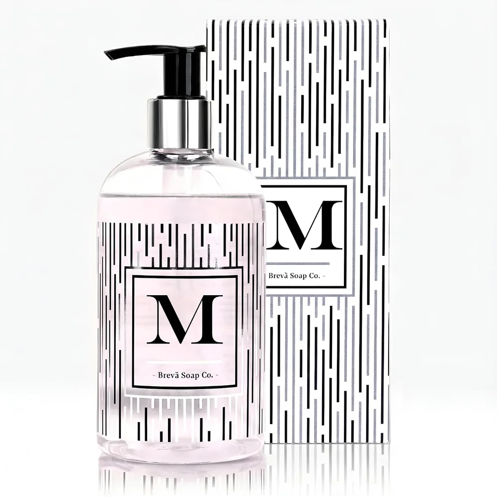 Brevä letter M bottle and gift box